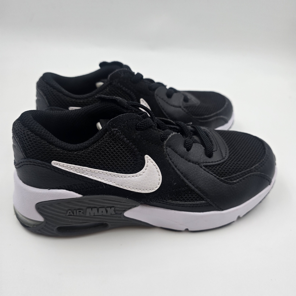 Kids Black and White Nike Air Max Shoes